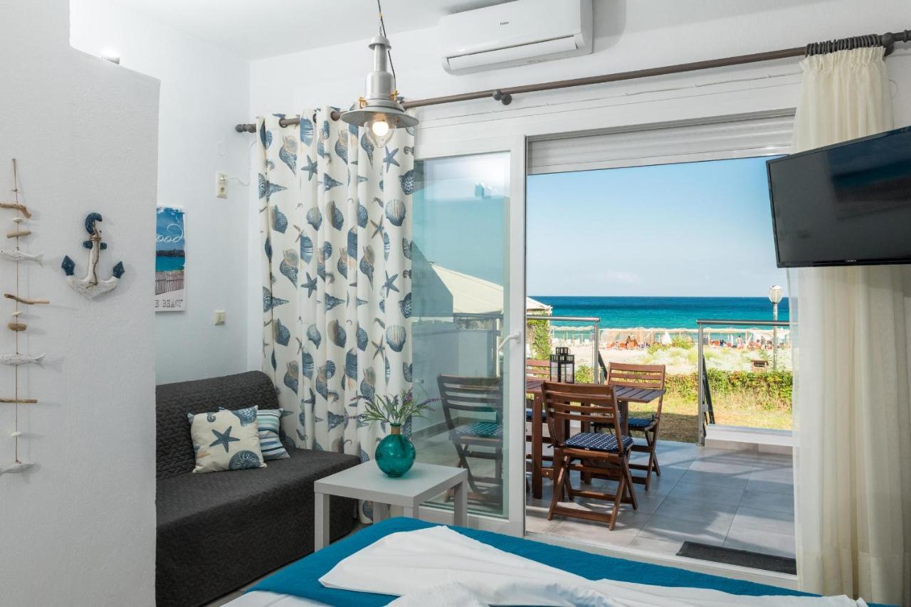 Artemis Beach Apartments Chrysi Ammoudia Buitenkant foto