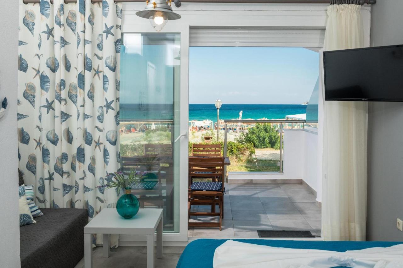 Artemis Beach Apartments Chrysi Ammoudia Buitenkant foto