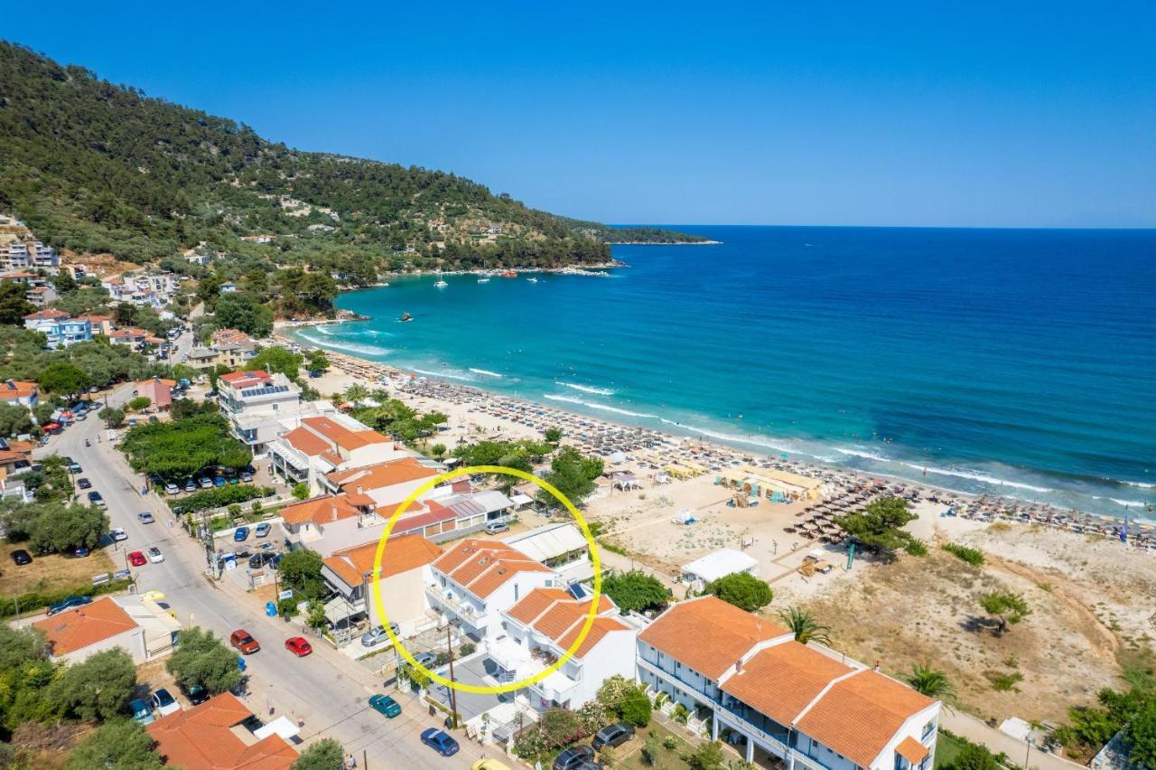 Artemis Beach Apartments Chrysi Ammoudia Buitenkant foto
