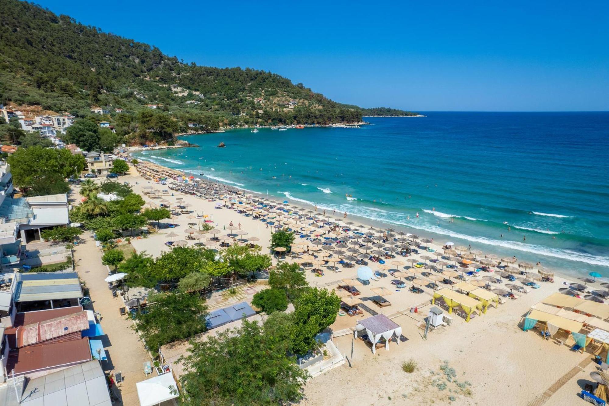 Artemis Beach Apartments Chrysi Ammoudia Buitenkant foto