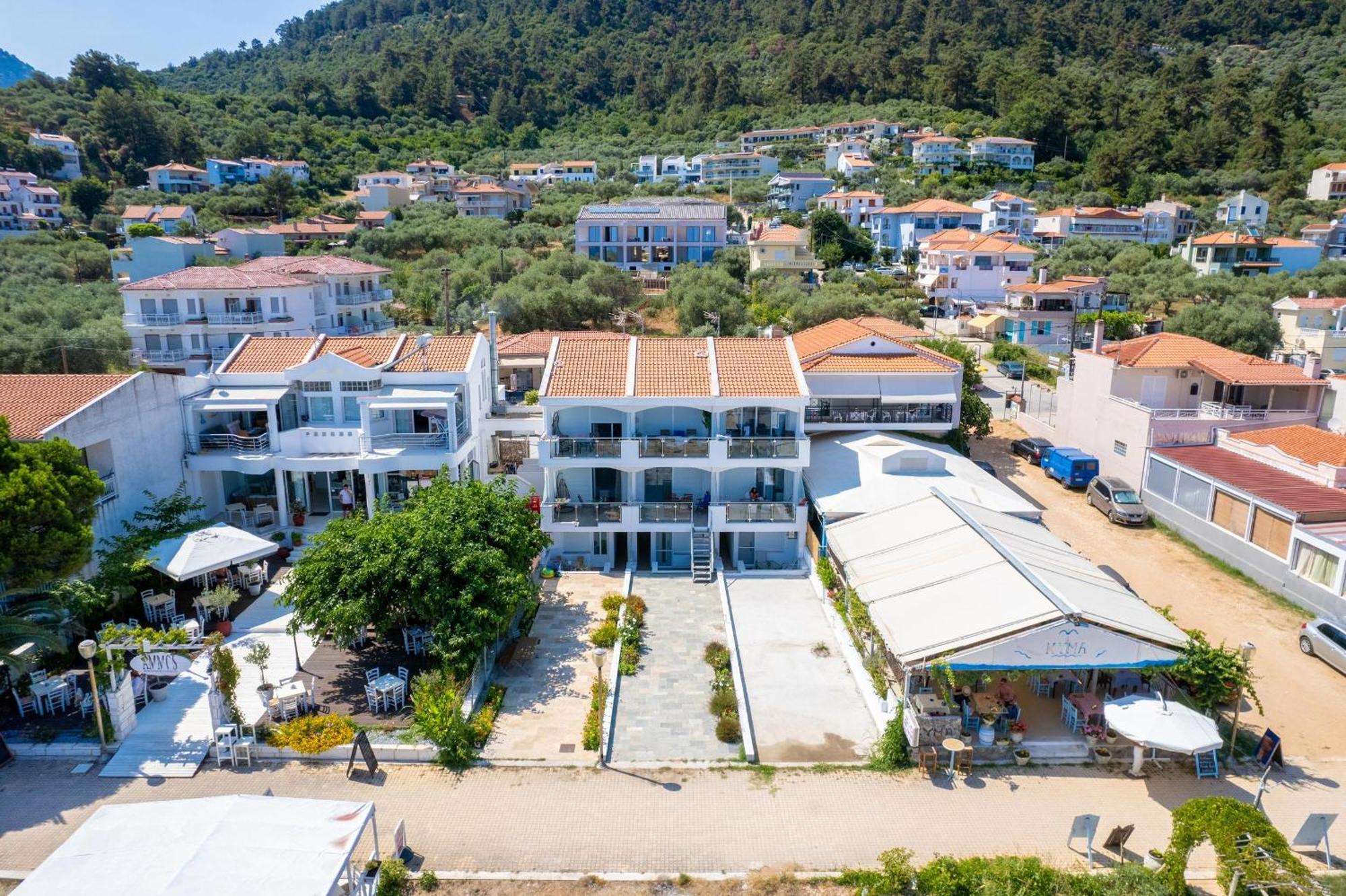 Artemis Beach Apartments Chrysi Ammoudia Buitenkant foto